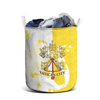 Coat Of Arms Flag of Vatican City Laundry Basket Catholic Cross Heritage Symbol