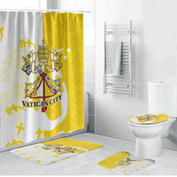 Coat Of Arms Flag of Vatican City Bathroom Set Catholic Cross Heritage Symbol