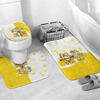 Coat Of Arms Flag of Vatican City Bathroom Set Catholic Cross Heritage Symbol