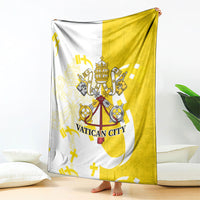 Coat Of Arms Flag of Vatican City Blanket Catholic Cross Heritage Symbol