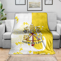 Coat Of Arms Flag of Vatican City Blanket Catholic Cross Heritage Symbol