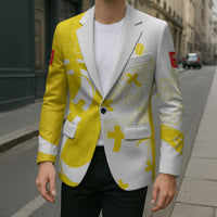 Coat Of Arms Flag of Vatican City Blazer Catholic Cross Heritage Symbol