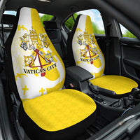 Coat Of Arms Flag of Vatican City Car Seat Cover Catholic Cross Heritage Symbol