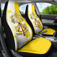 Coat Of Arms Flag of Vatican City Car Seat Cover Catholic Cross Heritage Symbol