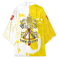 Coat Of Arms Flag of Vatican City Kimono Catholic Cross Heritage Symbol