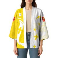 Coat Of Arms Flag of Vatican City Kimono Catholic Cross Heritage Symbol