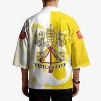 Coat Of Arms Flag of Vatican City Kimono Catholic Cross Heritage Symbol