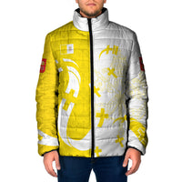 Coat Of Arms Flag of Vatican City Padded Jacket Catholic Cross Heritage Symbol