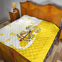 Coat Of Arms Flag of Vatican City Quilt Catholic Cross Heritage Symbol