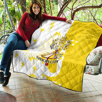 Coat Of Arms Flag of Vatican City Quilt Catholic Cross Heritage Symbol
