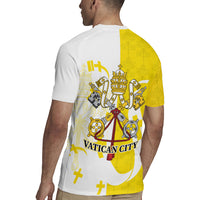 Coat Of Arms Flag of Vatican City Rugby Jersey Catholic Cross Heritage Symbol