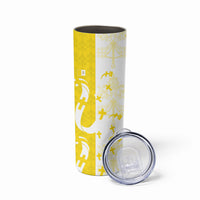 Coat Of Arms Flag of Vatican City Skinny Tumbler Catholic Cross Heritage Symbol