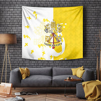 Coat Of Arms Flag of Vatican City Tapestry Catholic Cross Heritage Symbol