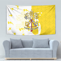 Coat Of Arms Flag of Vatican City Tapestry Catholic Cross Heritage Symbol