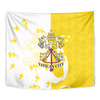 Coat Of Arms Flag of Vatican City Tapestry Catholic Cross Heritage Symbol
