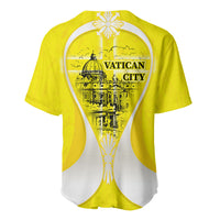 Saint Peters Basilica Vatican City Baseball Jersey Basilica Dome Catholic Cross Religious - Coat Of Arms Sketch Art