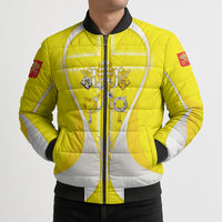 Saint Peters Basilica Vatican City Bomber Puffer Jacket Basilica Dome Catholic Cross Religious - Coat Of Arms Sketch Art
