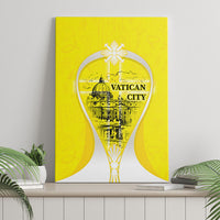Saint Peters Basilica Vatican City Canvas Wall Art Basilica Dome Catholic Cross Religious - Coat Of Arms Sketch Art