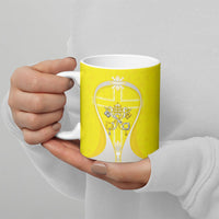 Saint Peters Basilica Vatican City Ceramic Mug Basilica Dome Catholic Cross Religious - Coat Of Arms Sketch Art