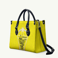 Saint Peters Basilica Vatican City Leather Bag Basilica Dome Catholic Cross Religious - Coat Of Arms Sketch Art