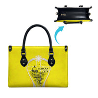 Saint Peters Basilica Vatican City Leather Bag Basilica Dome Catholic Cross Religious - Coat Of Arms Sketch Art