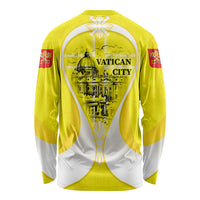 Saint Peters Basilica Vatican City Long Sleeve Shirt Basilica Dome Catholic Cross Religious - Coat Of Arms Sketch Art