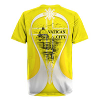 Saint Peters Basilica Vatican City Rugby Jersey Basilica Dome Catholic Cross Religious - Coat Of Arms Sketch Art