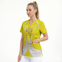 Saint Peters Basilica Vatican City Scrub Top Basilica Dome Catholic Cross Religious - Coat Of Arms Sketch Art