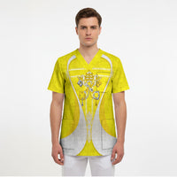 Saint Peters Basilica Vatican City Scrub Top Basilica Dome Catholic Cross Religious - Coat Of Arms Sketch Art