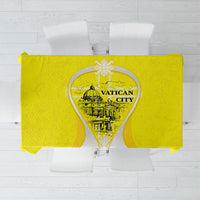 Saint Peters Basilica Vatican City Tablecloth Basilica Dome Catholic Cross Religious - Coat Of Arms Sketch Art