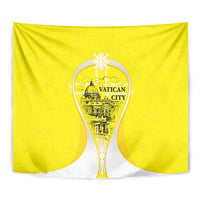 Saint Peters Basilica Vatican City Tapestry Basilica Dome Catholic Cross Religious - Coat Of Arms Sketch Art