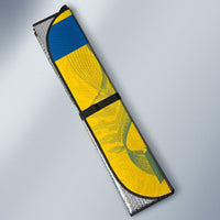 Personalized Sweden Soccer Auto Sun Shade Swedish Flag - Moose Football Mascot