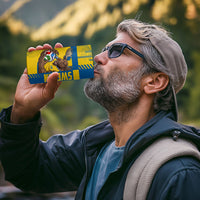 Personalized Sweden Soccer 4 in 1 Can Cooler Tumbler Swedish Flag - Moose Football Mascot
