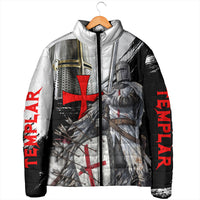 Knights Templar Crusader Padded Jacket Medieval Armor Red Cross Shield