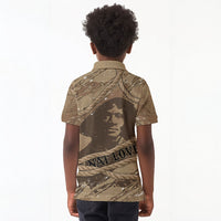Black Cowboy Nat Love Kid Polo Shirt Vintage Western Portrait Lasso
