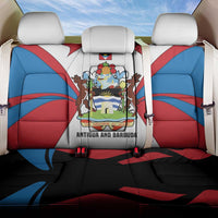 Antigua and Barbuda Flag Back Car Seat Cover with National Coat of Arms - Wonder Print Shop