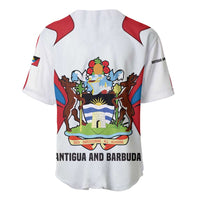 Antigua and Barbuda Flag Baseball Jersey with National Coat of Arms - Wonder Print Shop