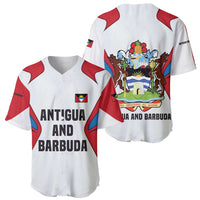Antigua and Barbuda Flag Baseball Jersey with National Coat of Arms - Wonder Print Shop