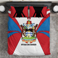 Antigua and Barbuda Flag Bedding Set with National Coat of Arms - Wonder Print Shop