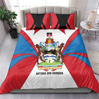 Antigua and Barbuda Flag Bedding Set with National Coat of Arms - Wonder Print Shop