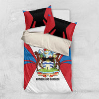 Antigua and Barbuda Flag Bedding Set with National Coat of Arms - Wonder Print Shop