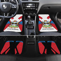 Antigua and Barbuda Flag Car Mats with National Coat of Arms - Wonder Print Shop