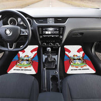 Antigua and Barbuda Flag Car Mats with National Coat of Arms - Wonder Print Shop
