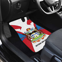 Antigua and Barbuda Flag Car Mats with National Coat of Arms - Wonder Print Shop