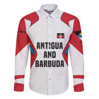 Antigua and Barbuda Flag Family Matching Tank Maxi Dress and Hawaiian Shirt with National Coat of Arms - Wonder Print Shop