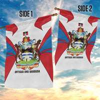 Antigua and Barbuda Flag Garden Flag with National Coat of Arms - Wonder Print Shop