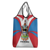 Antigua and Barbuda Flag Grocery Bag with National Coat of Arms - Wonder Print Shop