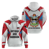 Antigua and Barbuda Flag Hoodie with National Coat of Arms - Wonder Print Shop