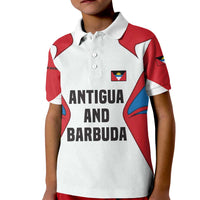 Antigua and Barbuda Flag Kid Polo Shirt with National Coat of Arms - Wonder Print Shop