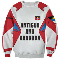 Antigua and Barbuda Flag Sweatshirt with National Coat of Arms - Wonder Print Shop